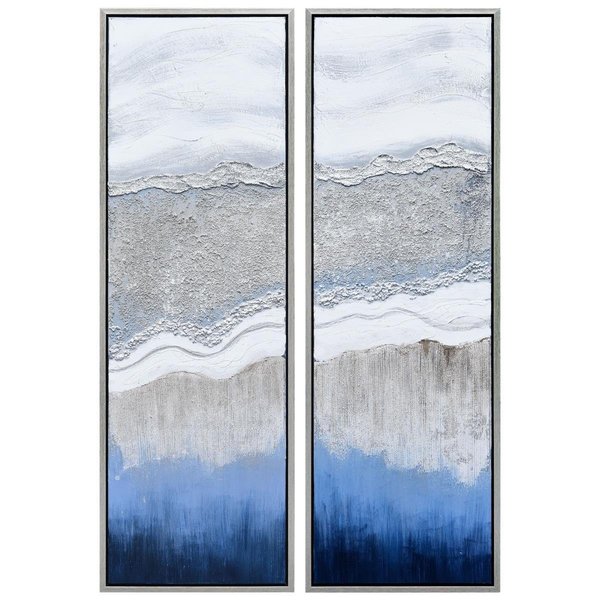 Empire Art Direct Sand Art Textured Metallic Hand Painted Wall Art MAR-CB7670-2060-2F